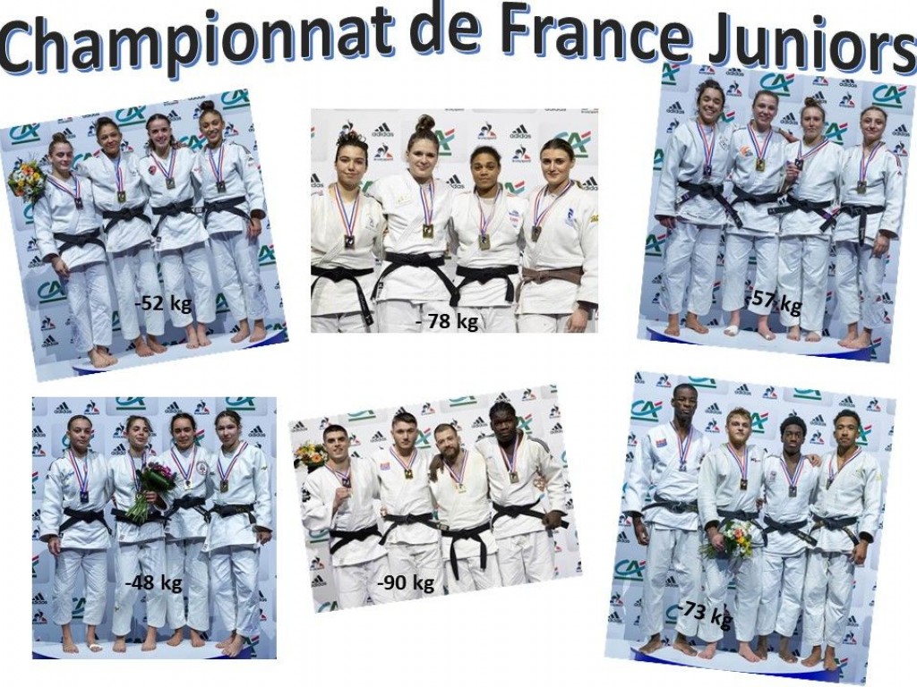 Image de l'actu 'Trois titres de champions, un vice-champion et quatre médaillés de bronze pour le crû 2023 du championnat de France juniors.'