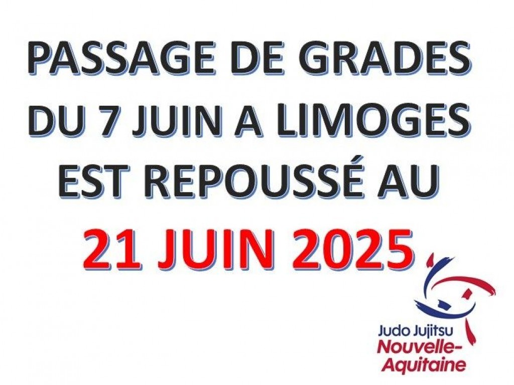 Image de l'actu 'PASSAGE DE GRADES LIMOGES'