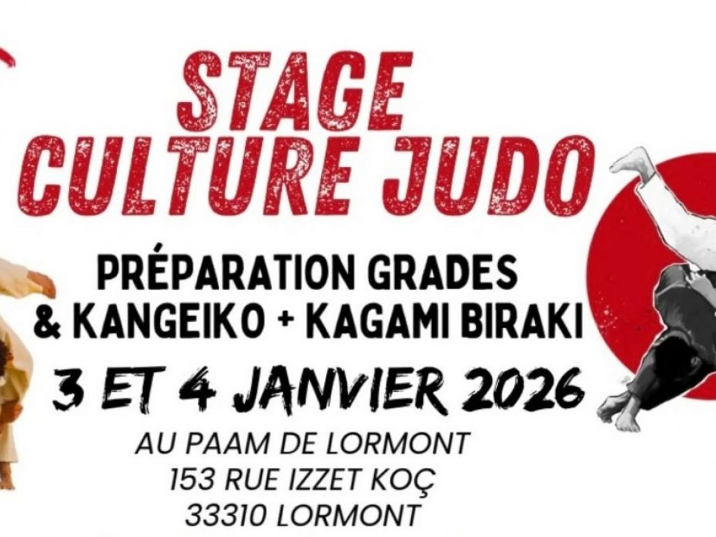 Image de l'actu 'STAGE CULTURE JUDO JANVIER 2026'