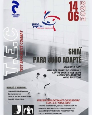 Image de l'actu 'Passage de grade Parajudo adapté - 14 Juin SOUSTONS'
