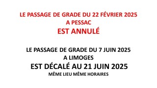 Image de l'actu 'INFORMATIONS EXAMENS DE GRADES'